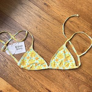 Kulani Kini’s - Bralette Bikini Top in Agave Glow